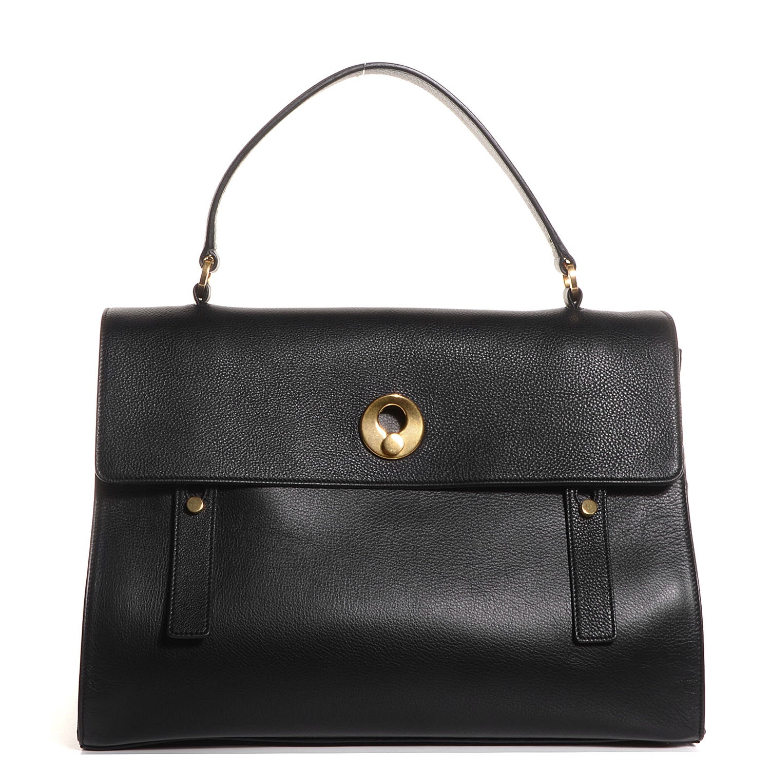 Saint Laurent Calfskin Large Muse Two Black 1 of 9