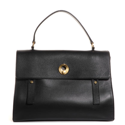 Saint Laurent Calfskin Large Muse Two Black 1 of 9