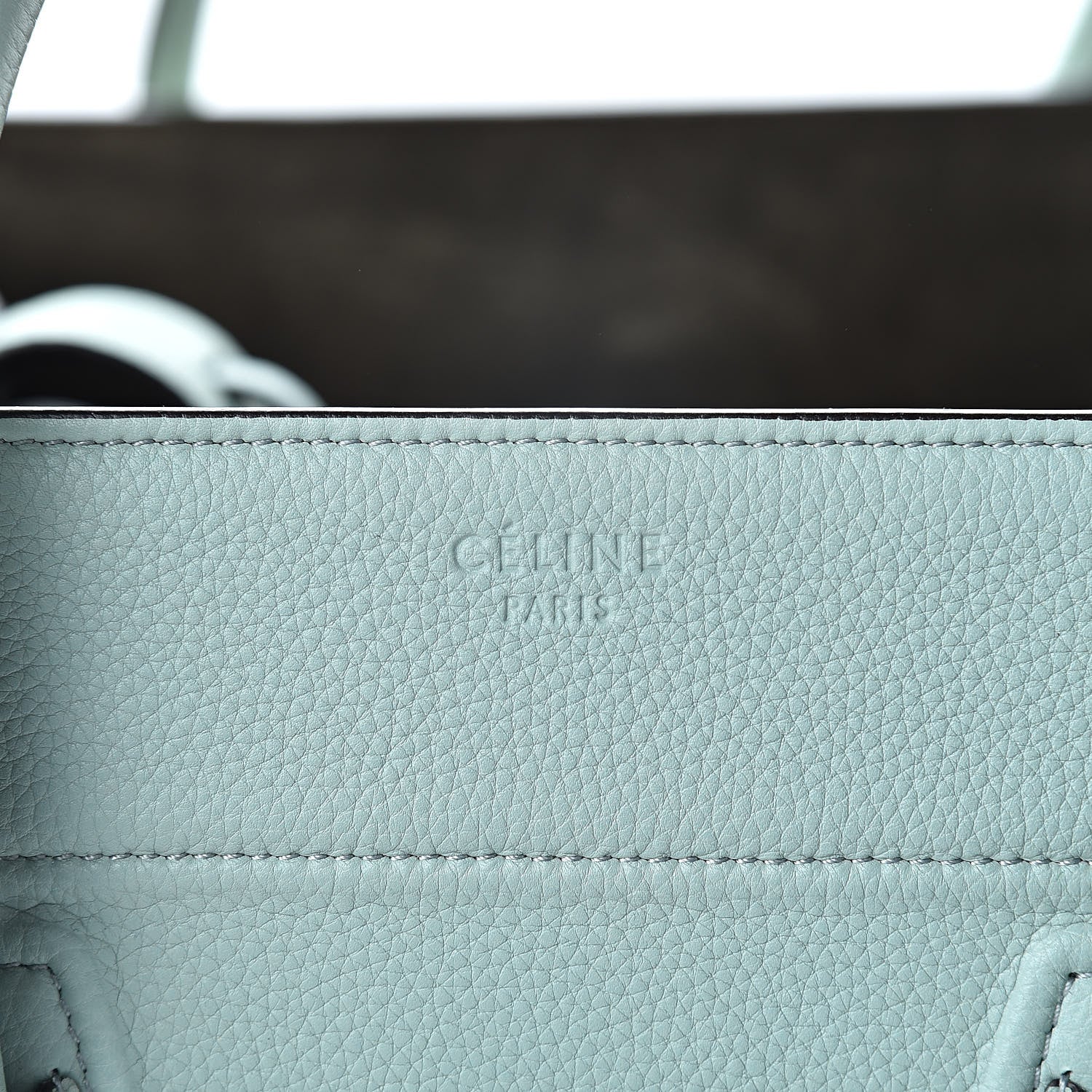Celine Baby Grained Calfskin Medium Phantom Luggage Jade 6 of 15