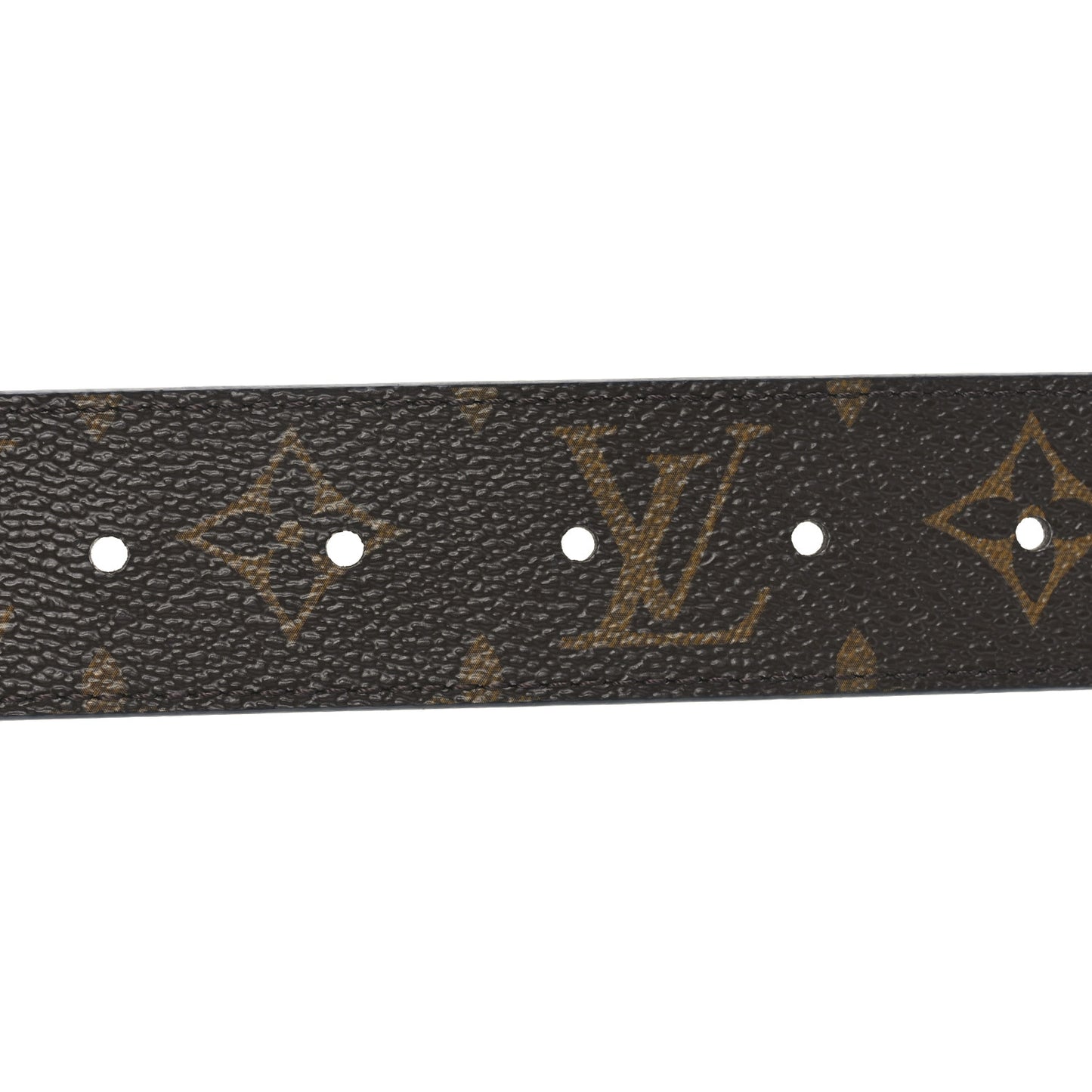 Monogram Epi 35mm LV Circle Reversible Belt 75 30 Black