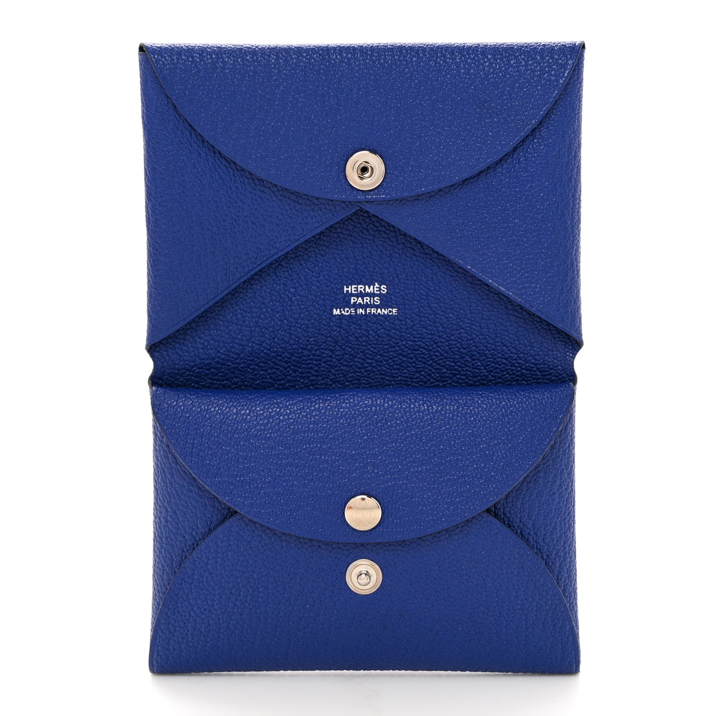 Chevre Mysore Calvi Duo Card Case Bleu Electrique
