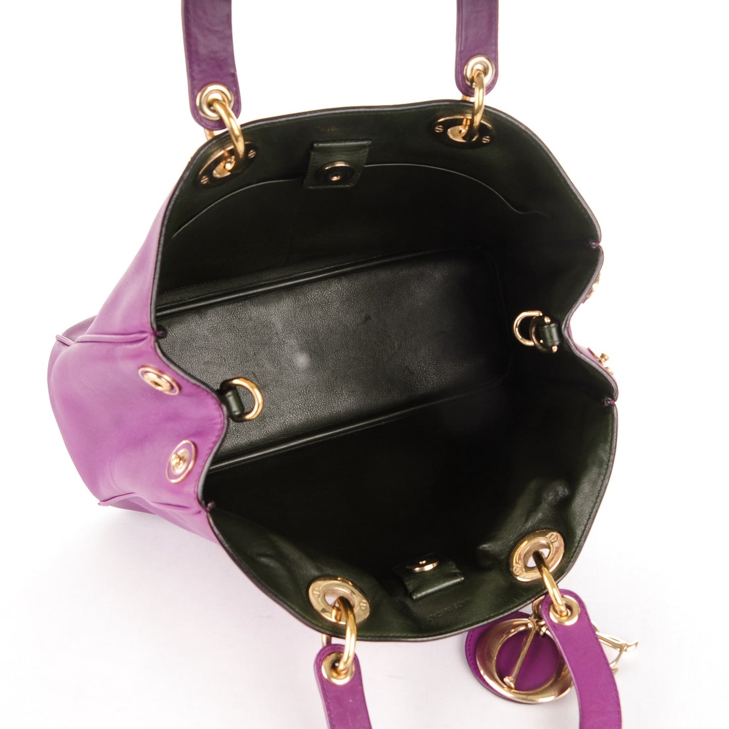 Calfskin Medium Diorissimo Tote Purple