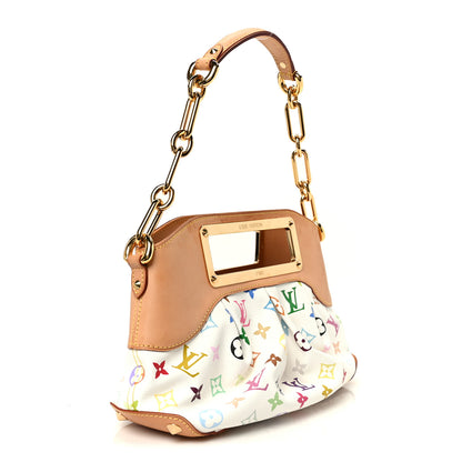 Louis Vuitton Monogram Multicolor Judy PM White 3 of 12