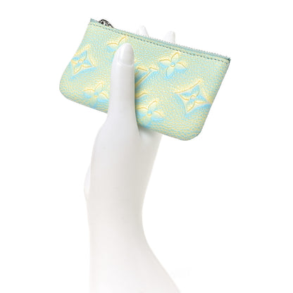 Louis Vuitton Empreinte Monogram Summer Stardust Key Pouch Water Green 2 of 7