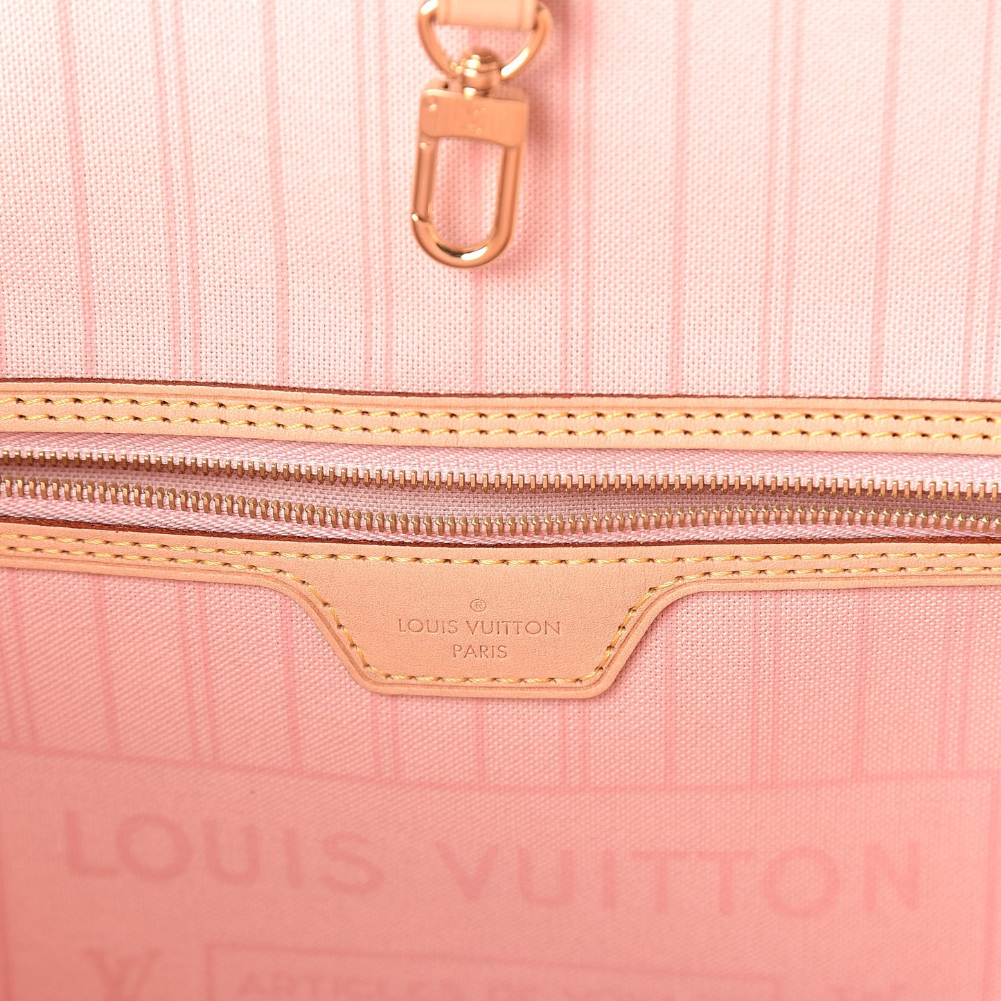 Damier Azur Neo Neverfull MM Rose Ballerine