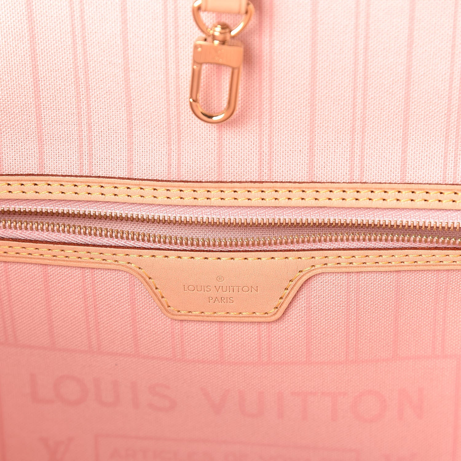 Louis Vuitton Damier Azur Neo Neverfull MM Rose Ballerine 6 of 11