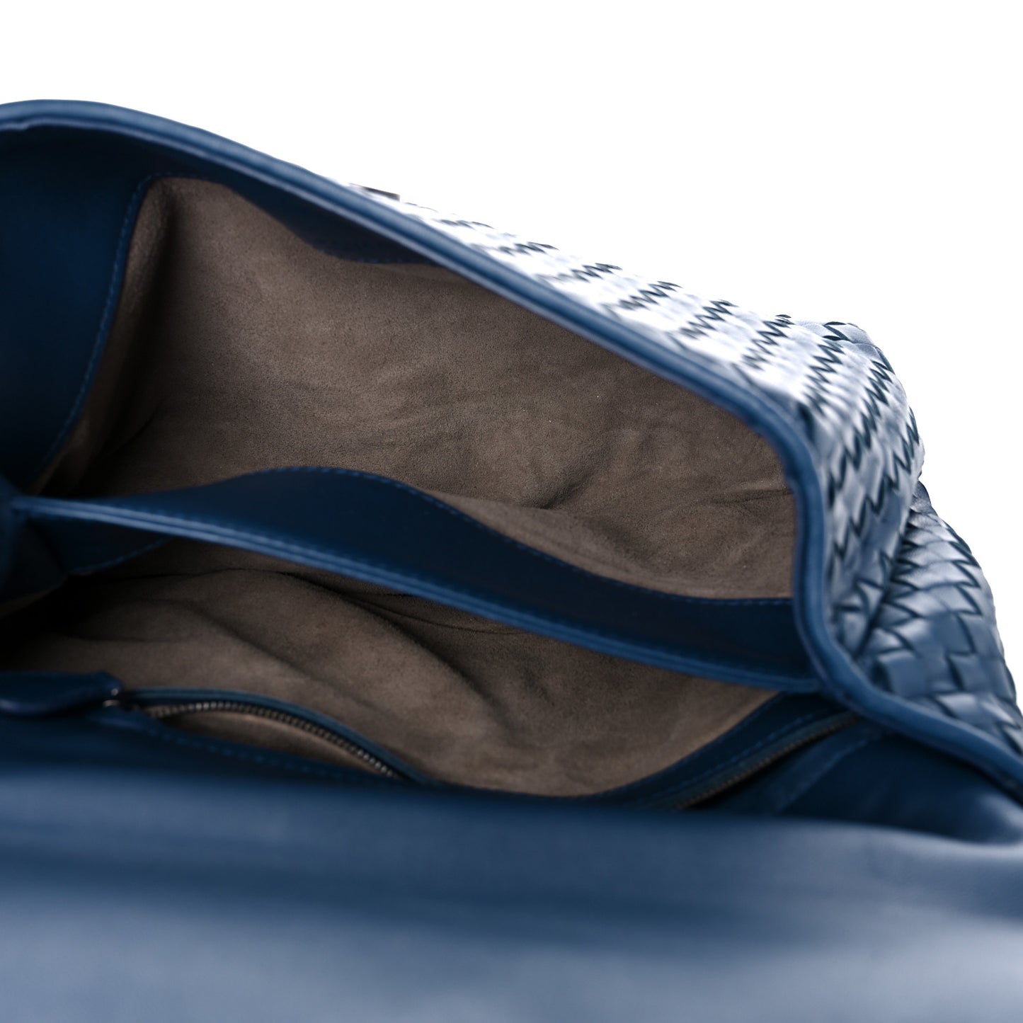 Nappa Intrecciato Small Olimpia Bag Denim