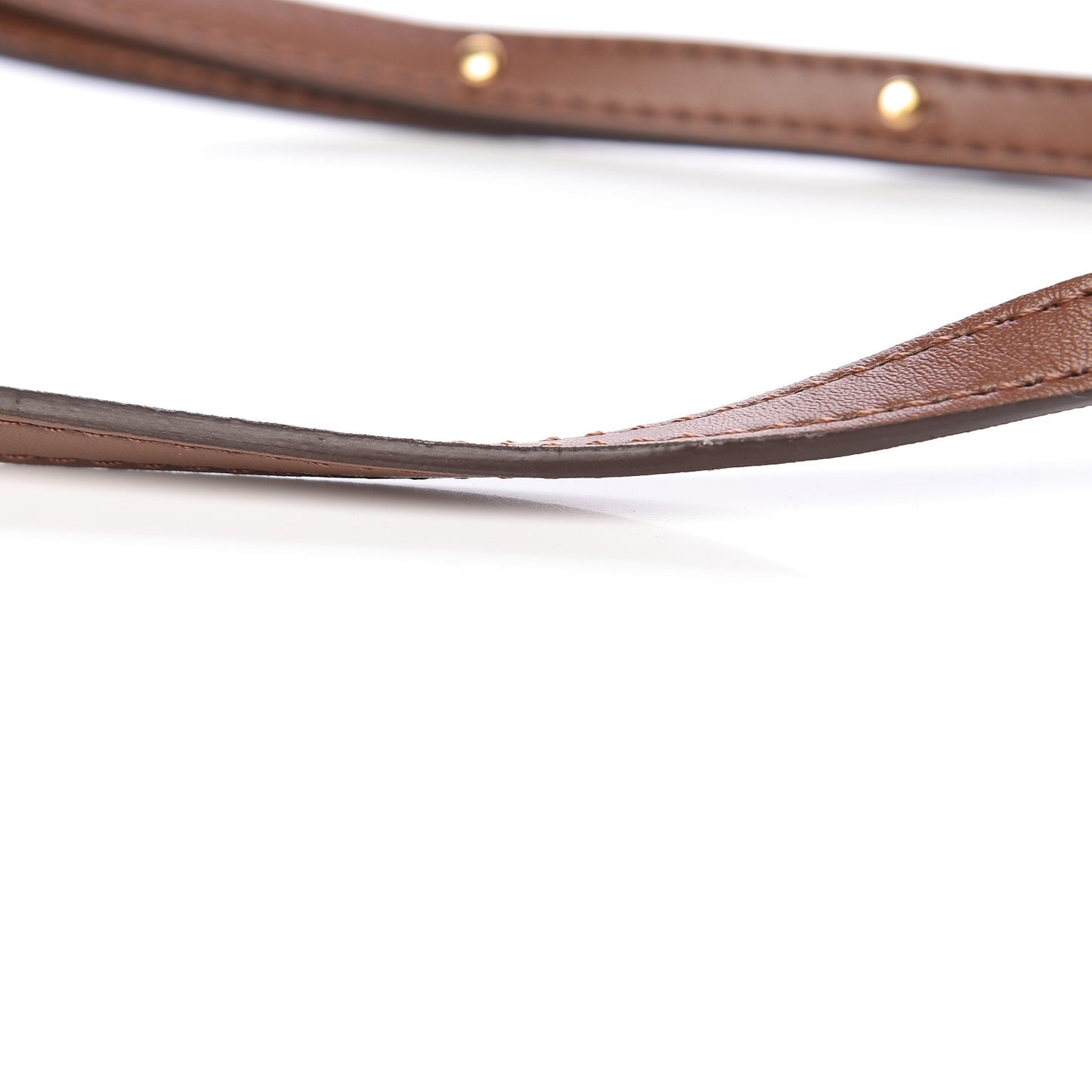 Perforated Eco Alter Nappa Mini Bucket Bag Brown