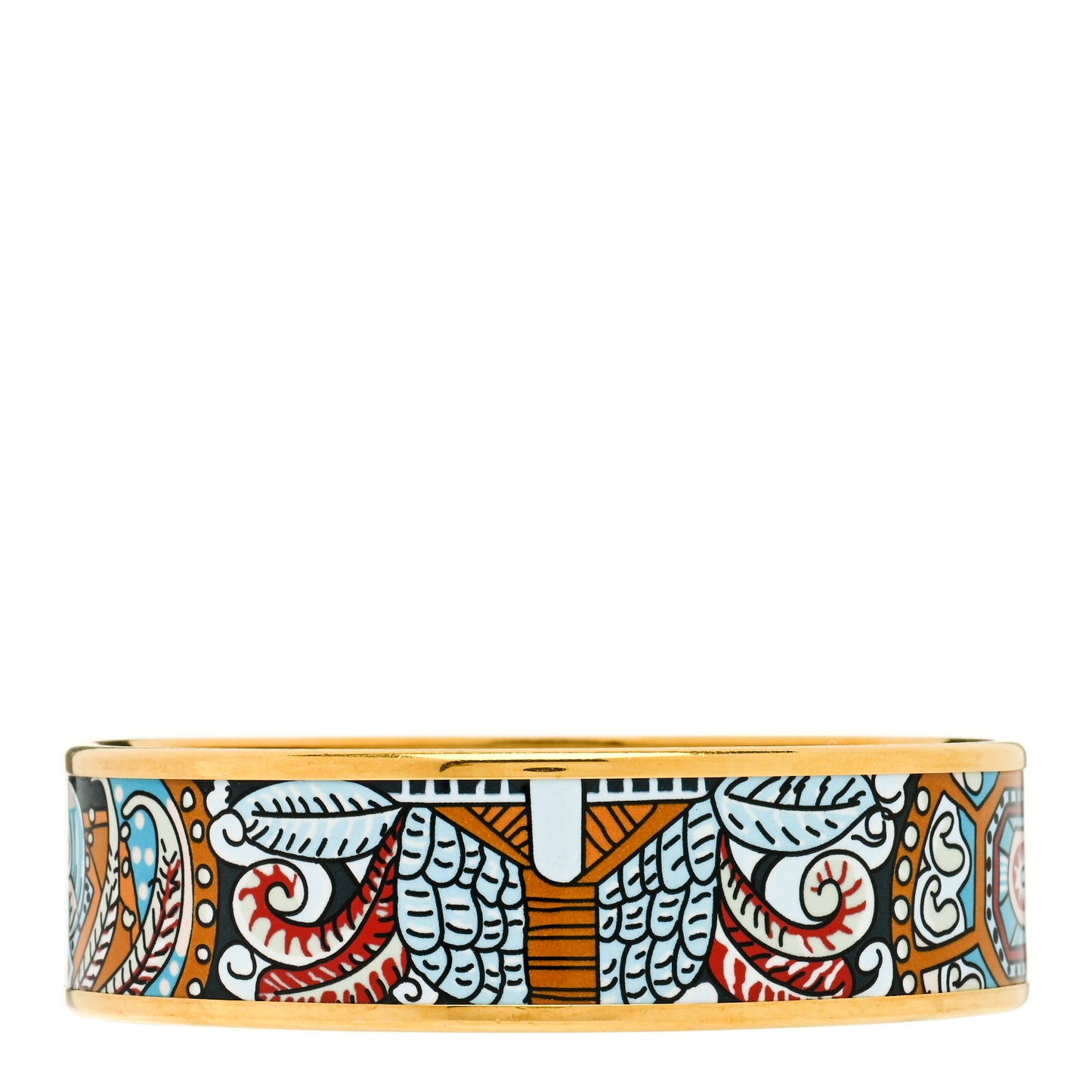 Enamel Printed Wide Bracelet 65