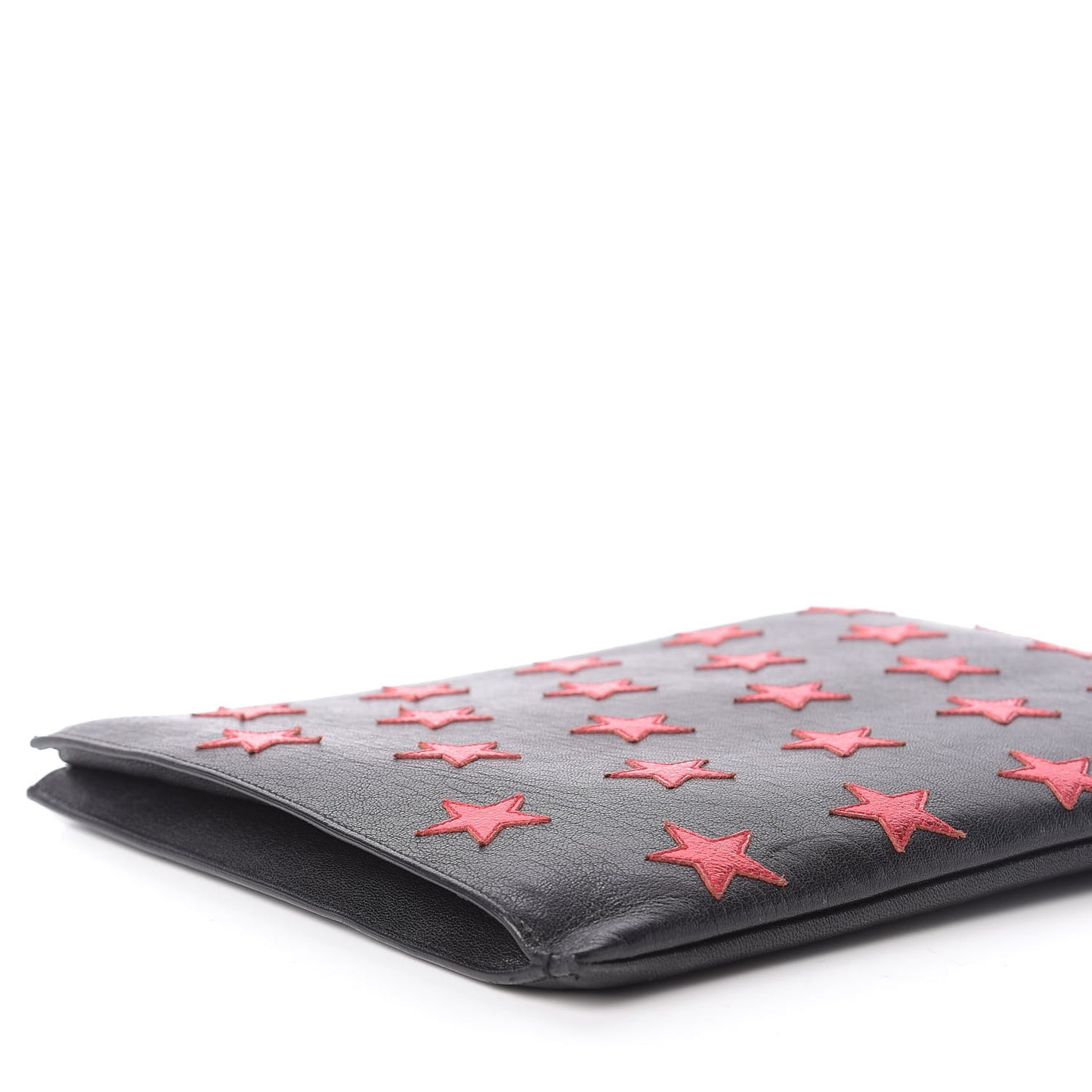 Calfskin Star Rider iPad Pouch Black