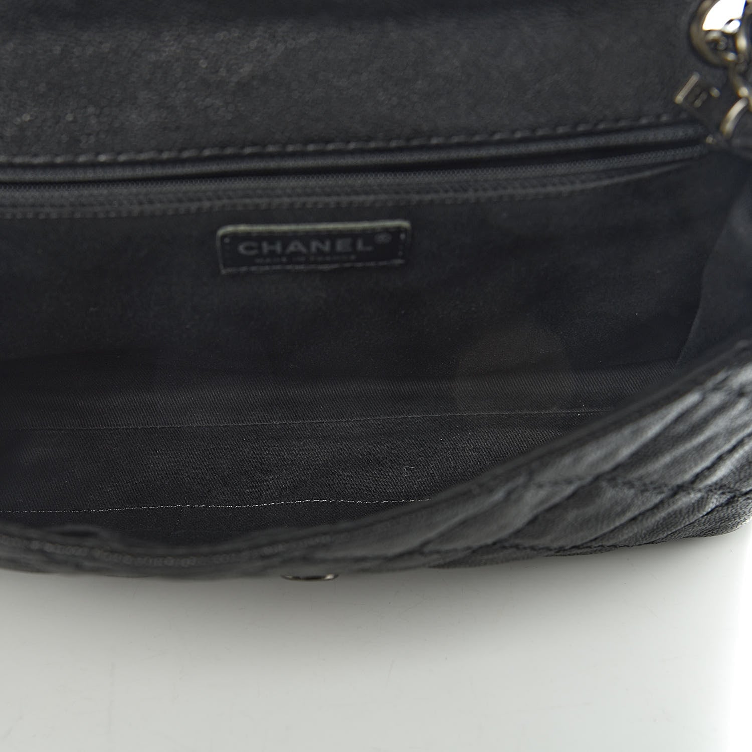 Chanel Caviar Double Stitch Medium Flap Black 5 of 11