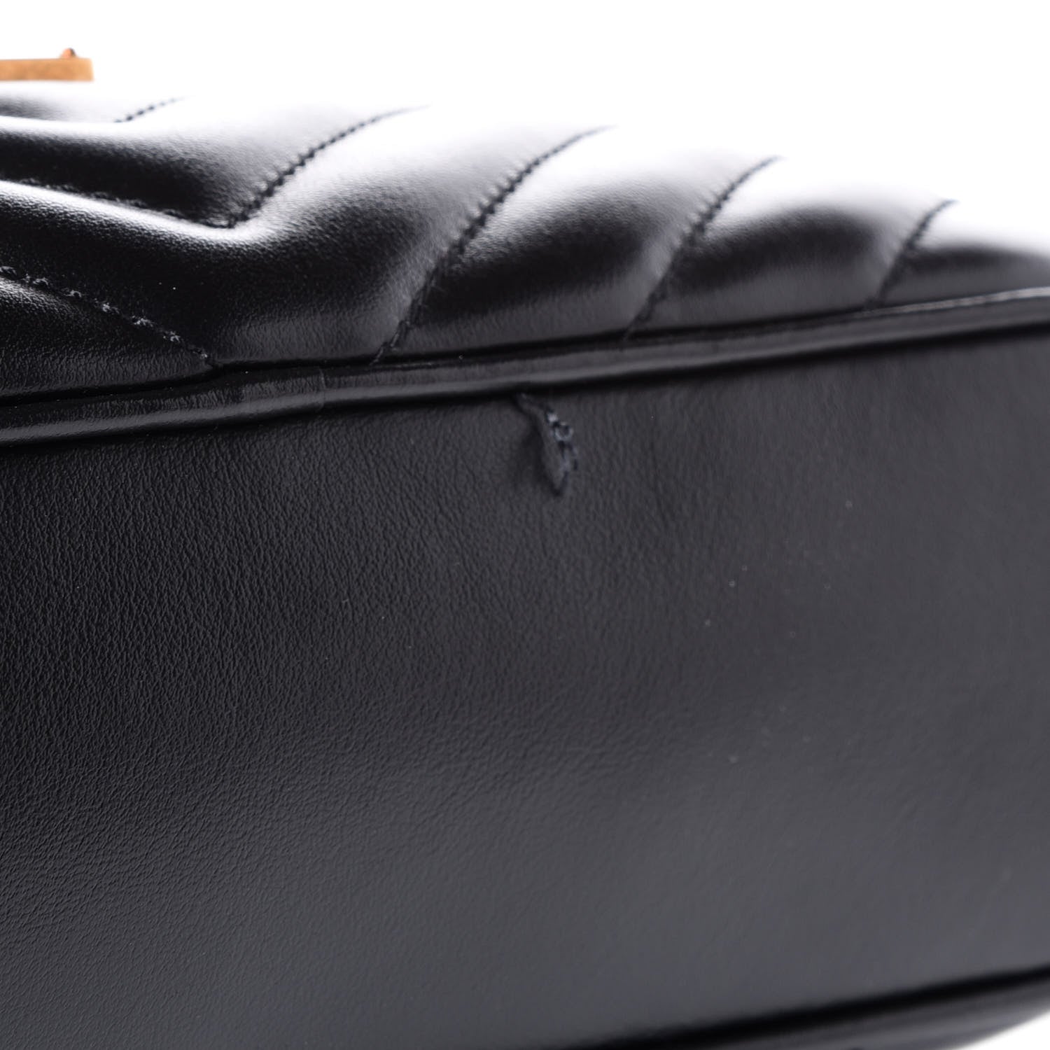Saint Laurent Calfskin Matelasse Monogram Lou Camera Bag Black 9 of 12
