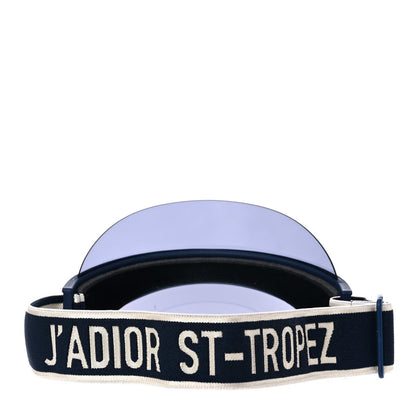 Christian Dior Mirrored DiorClub1 Sun Visor Blue 3 of 7