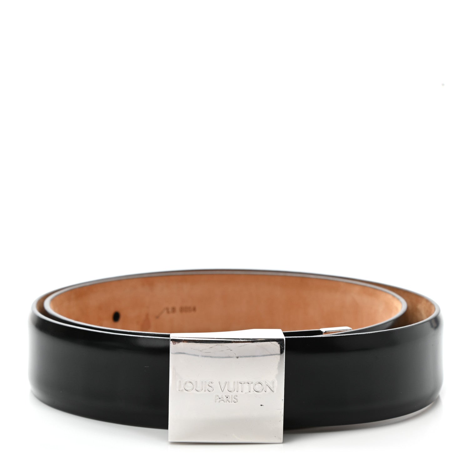 Louis Vuitton Calfskin Ceinture Belt 80 32 Black 1 of 10