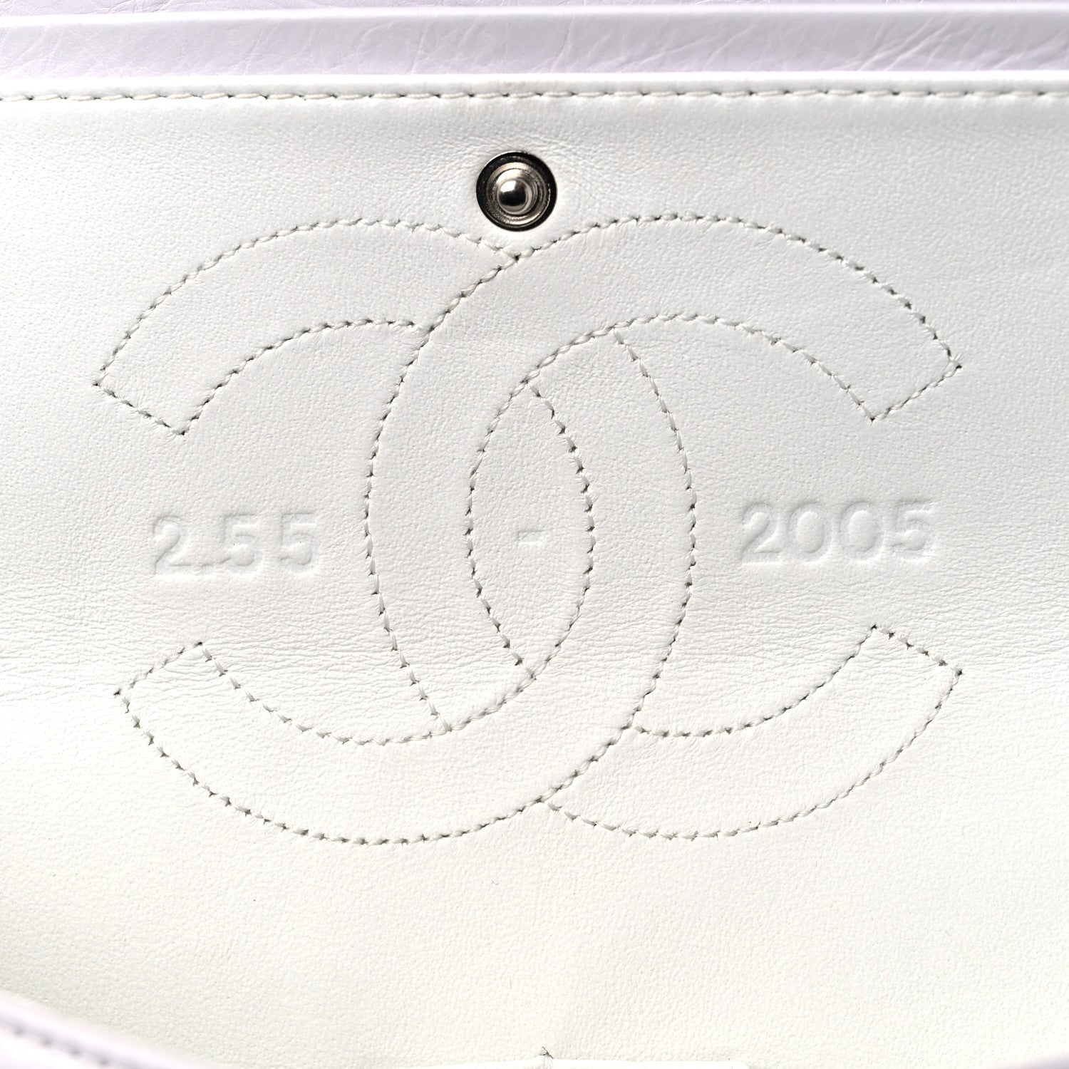 Chanel Aged Calfskin Quilted 2.55 Reissue 226 Flap White 6 of 10