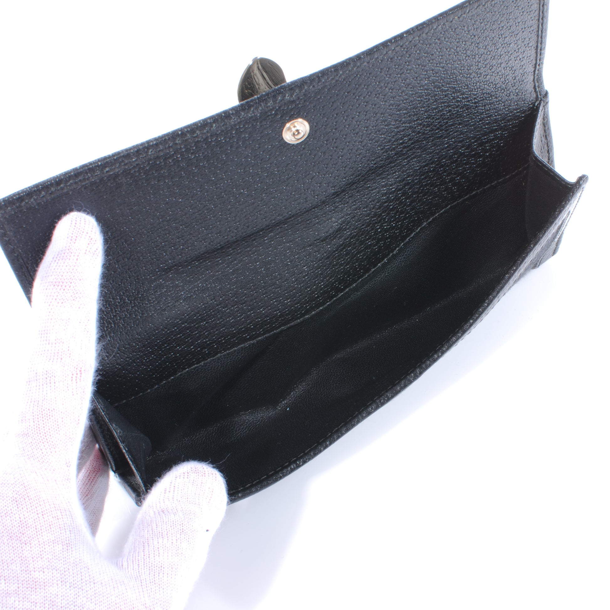 Gucci Horsebit Print Glam Continental Wallet Black 7 of 7
