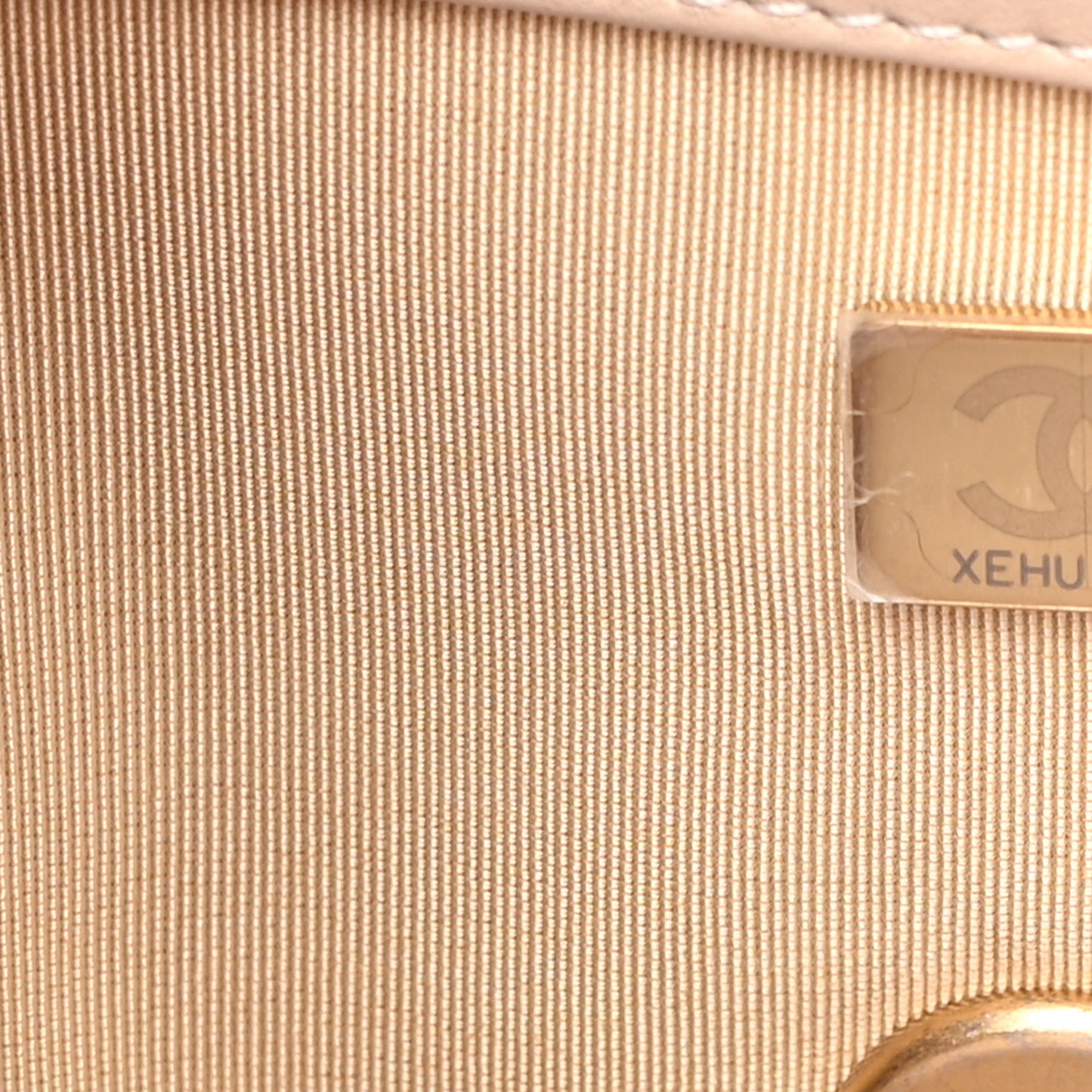 Lambskin Quilted Medium Chanel 19 Flap Beige