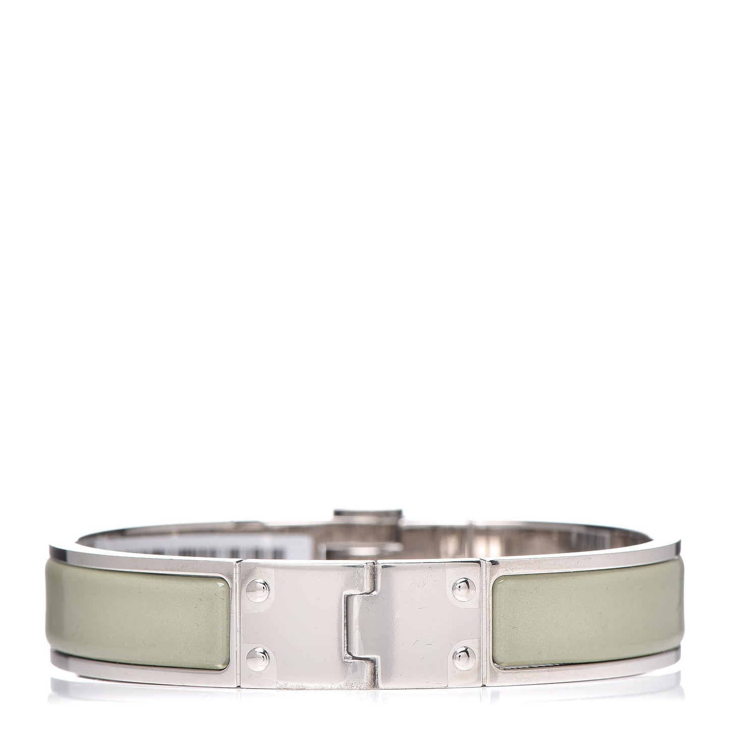 Enamel Charniere Uni Narrow Hinged Bracelet S Sauge