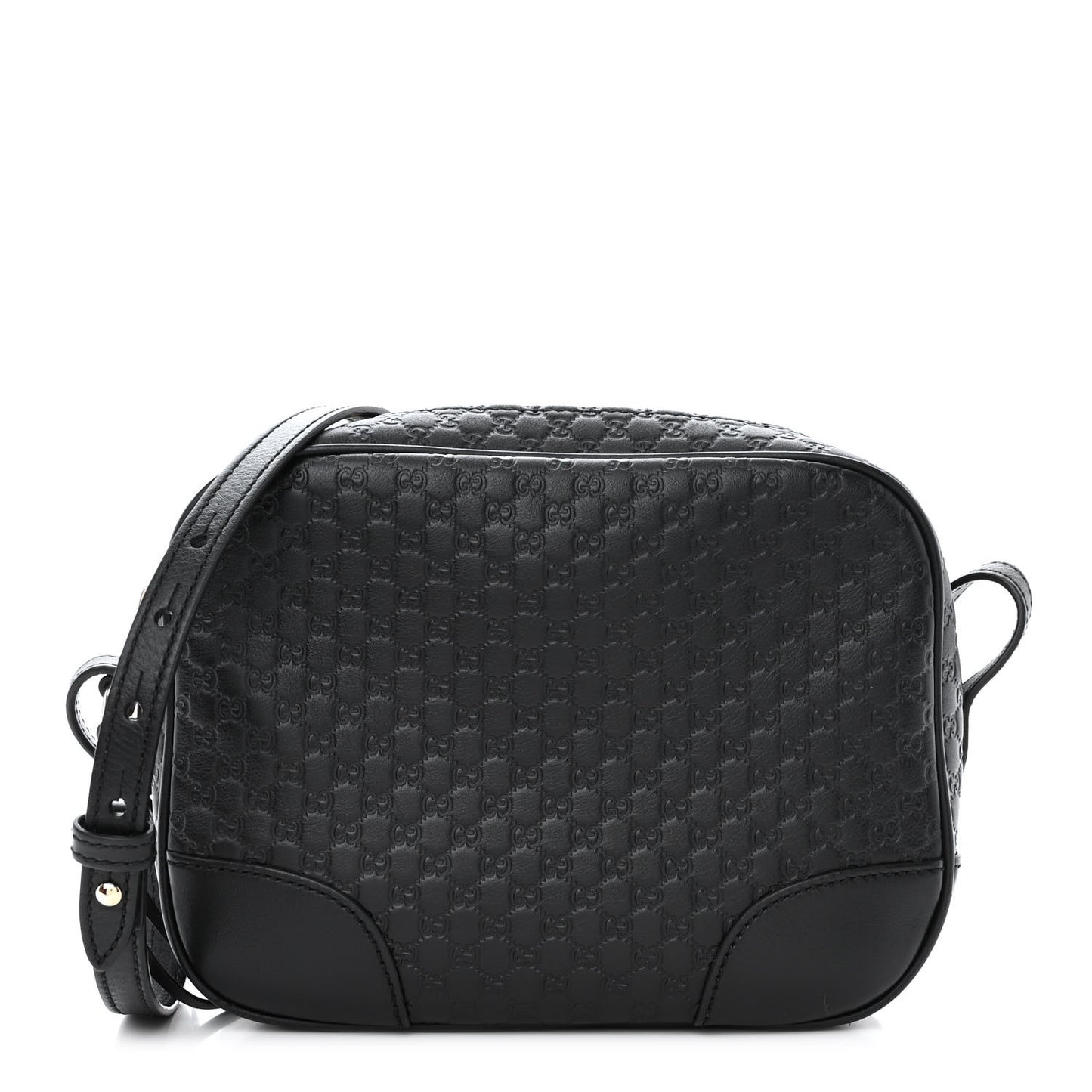 Microguccissima Mini Bree Messenger Bag Black
