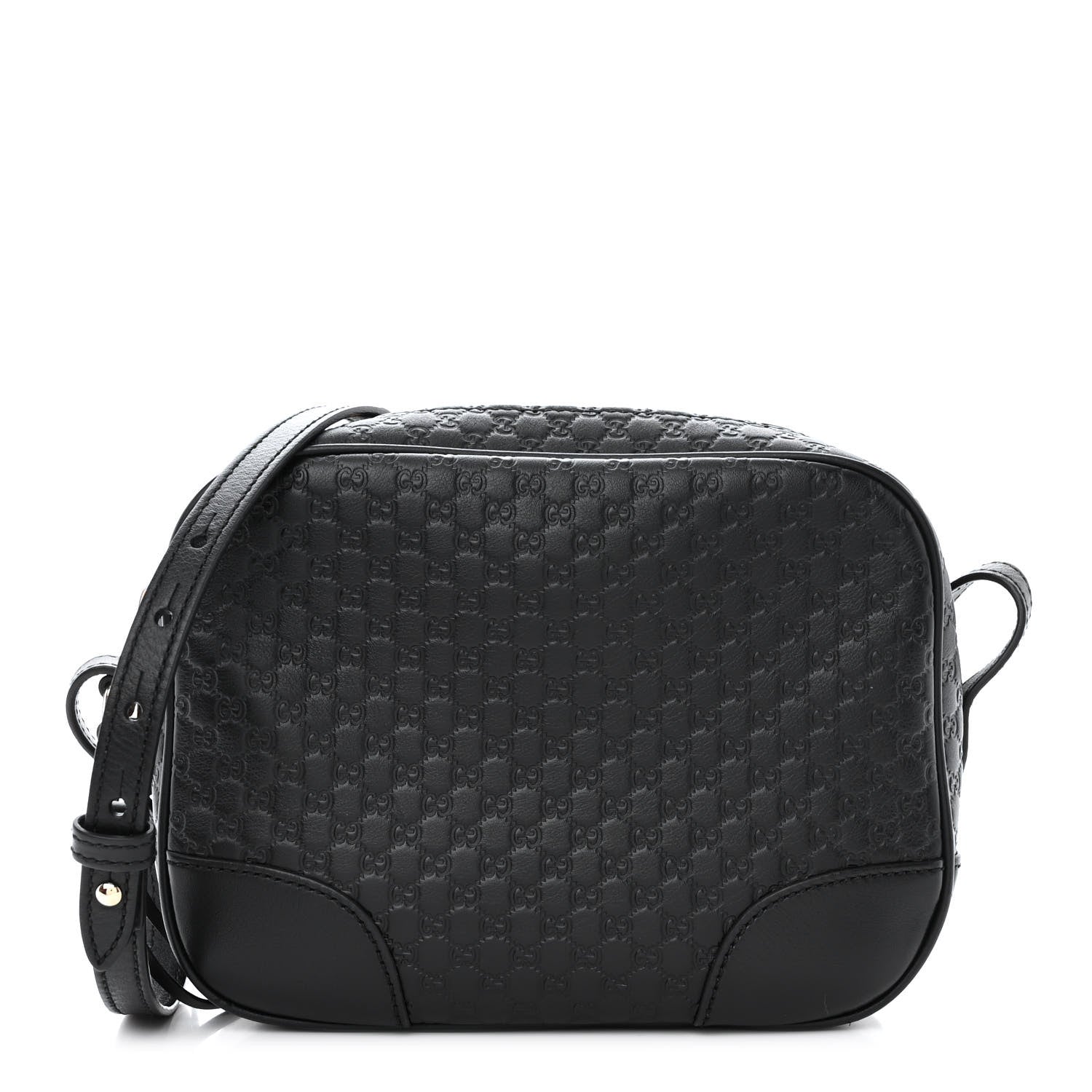 Gucci Microguccissima Mini Bree Messenger Bag Black 1 of 12