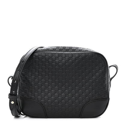 Gucci Microguccissima Mini Bree Messenger Bag Black 1 of 12
