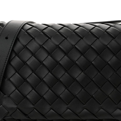 Bottega Veneta Nappa Intrecciato Small Cobble Messenger Bag Black 8 of 11