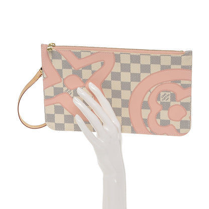 Louis Vuitton Damier Azur Tahitienne Neverfull MM GM Pochette 2 of 7