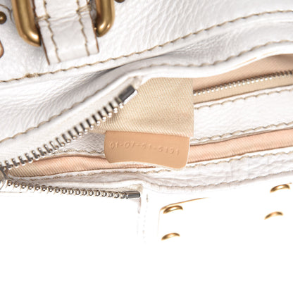 Chloe Calfskin Small Paddington Satchel White 9 of 18