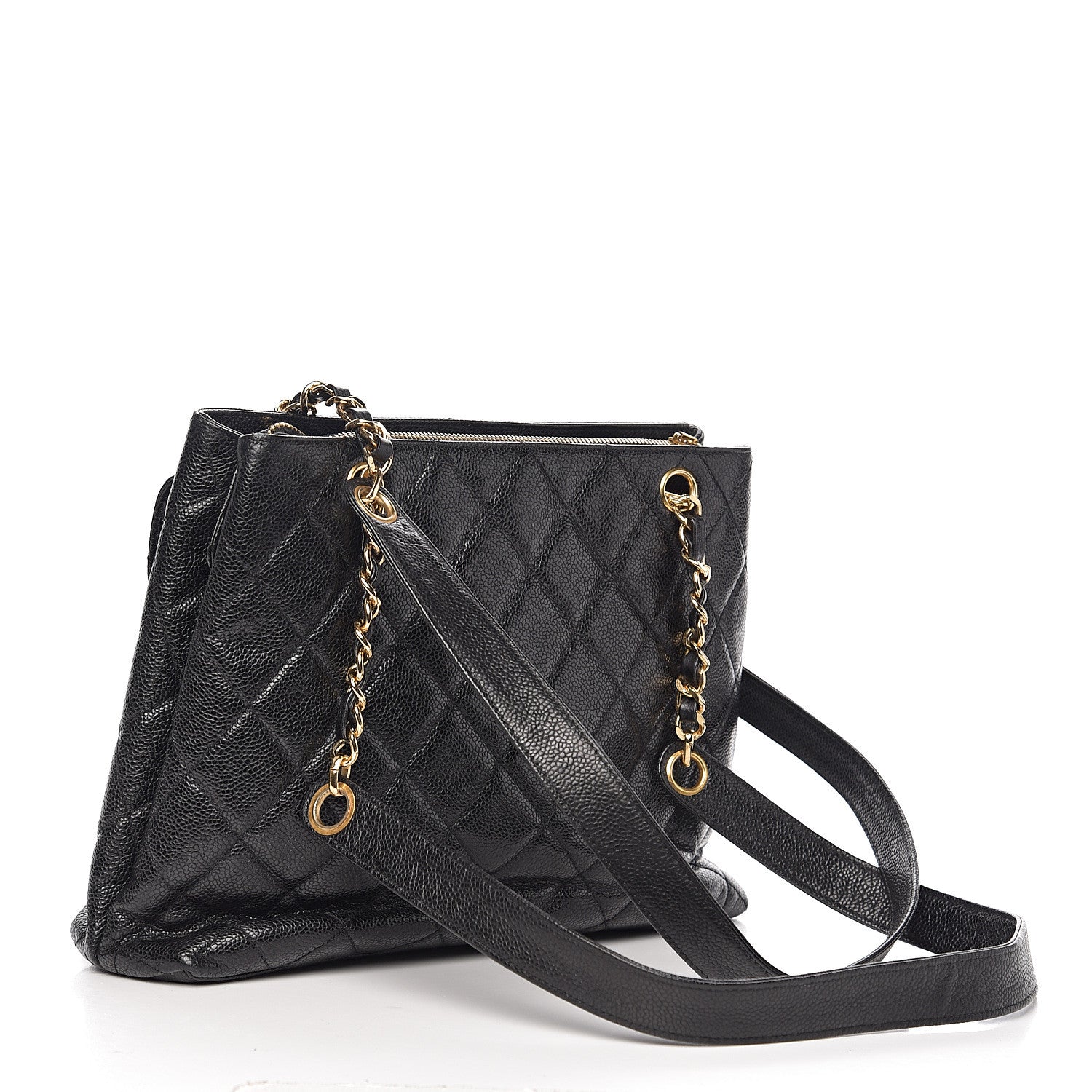 Chanel Caviar Quilted Flap Shoulder Bag Black 2 of 9