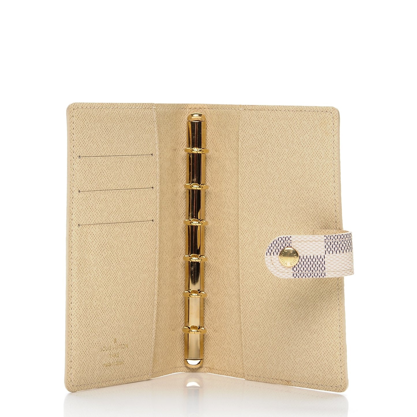 Damier Azur Patch Small Ring Agenda Cover