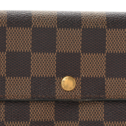 Louis Vuitton Damier Ebene Sarah Wallet 7 of 7