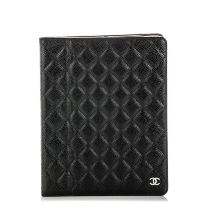 Chanel Caviar Quilted iPad Case Black 1 of 8
