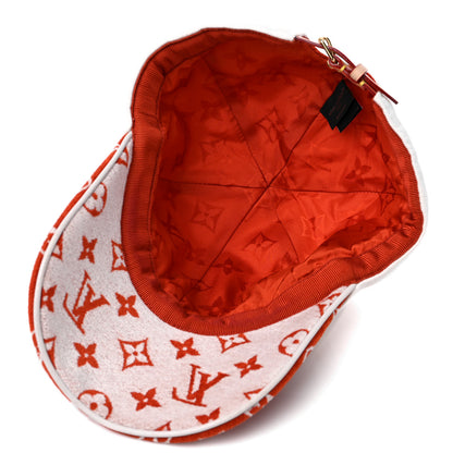 Louis Vuitton Cotton Jacquard Weave LV Match Cap M Terracotta 7 of 9