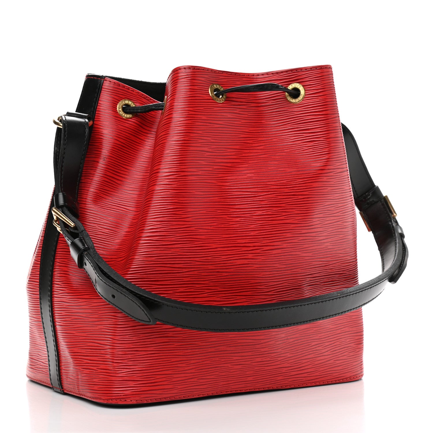 Louis Vuitton Epi Petit Noe Red Black 3 of 9