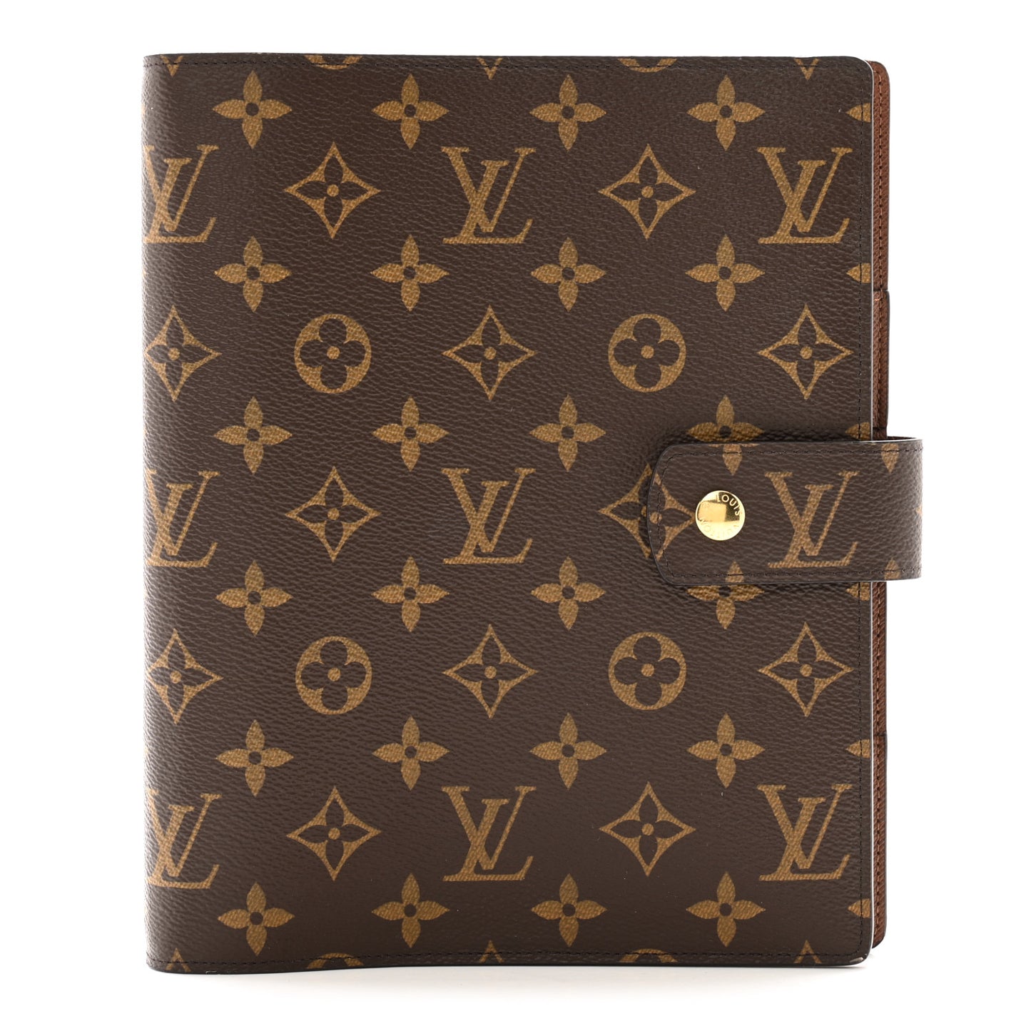 LOUIS VUITTON Monogram Large Ring Agenda Cover