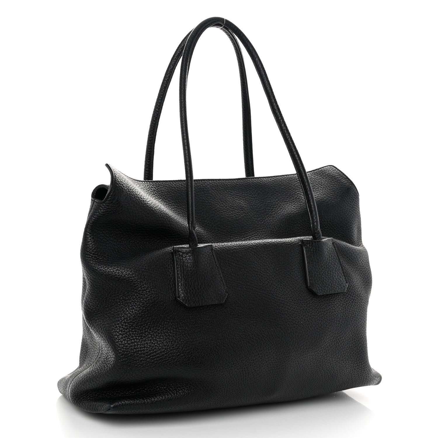 Burberry London Grainy Calfskin Medium Baynard Tote Black 3 of 9