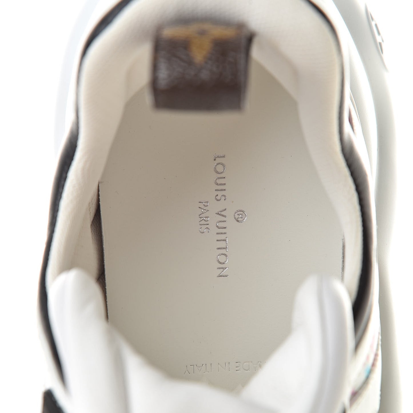 Flower Printed Calfskin Monogram LV Archlight Sneakers 40 Black Rose