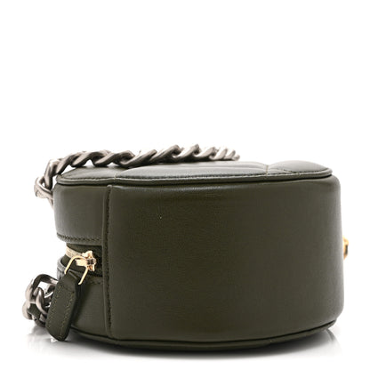 Chanel Lambskin Quilted Chanel 19 Round Clutch With Chain Green 4 of 10