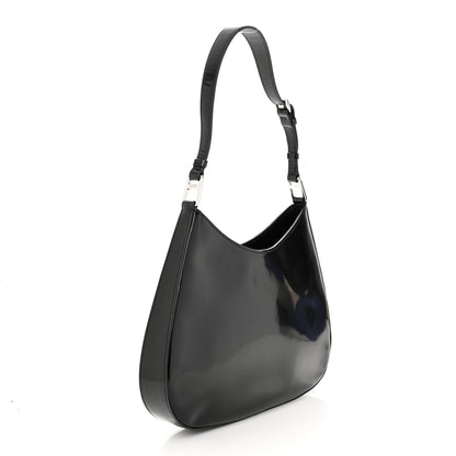 Prada Spazzolato Large Cleo Adjustable Strap Shoulder Bag Black 3 of 11