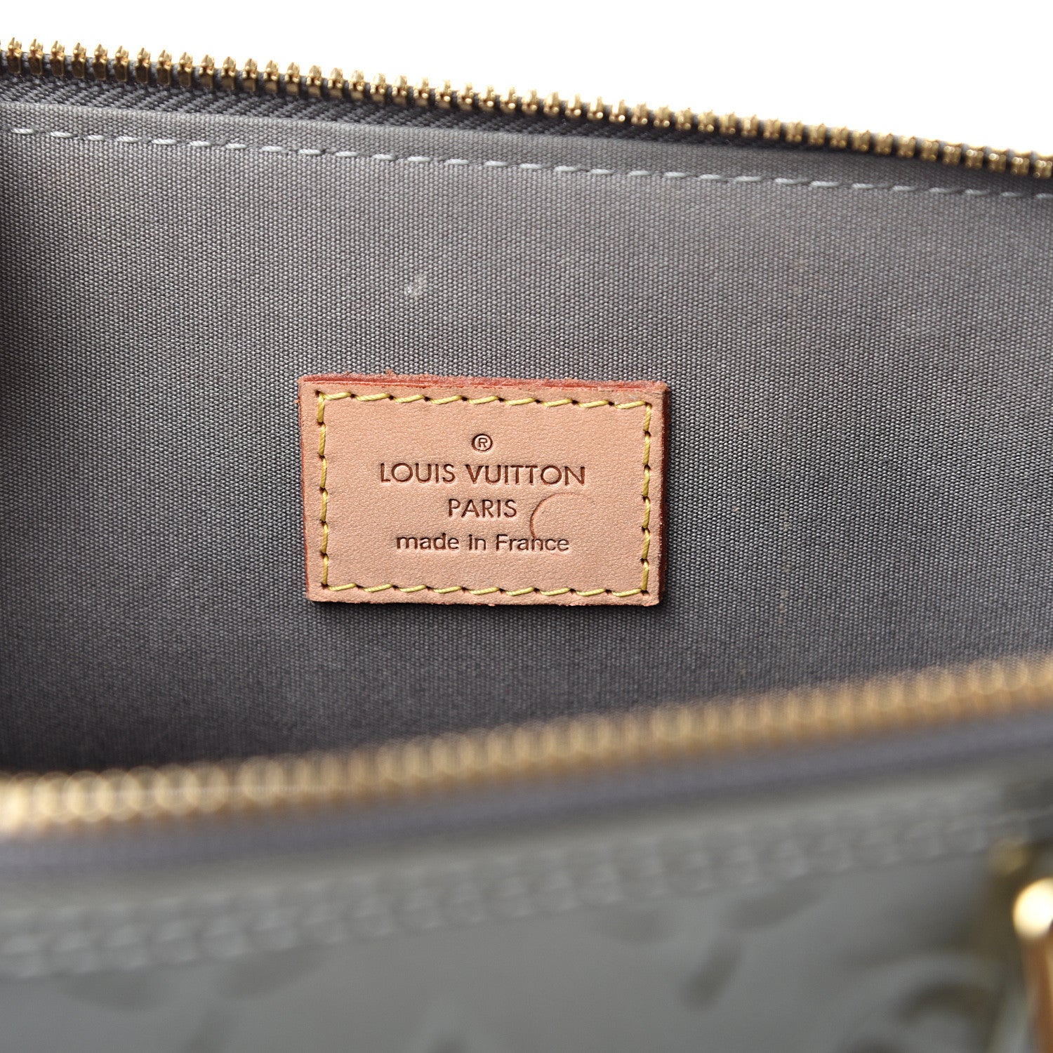 Louis Vuitton Vernis Alma GM Gris Art Deco 5 of 12