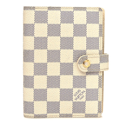 Louis Vuitton Damier Azur Small Ring Agenda Cover 1 of 7