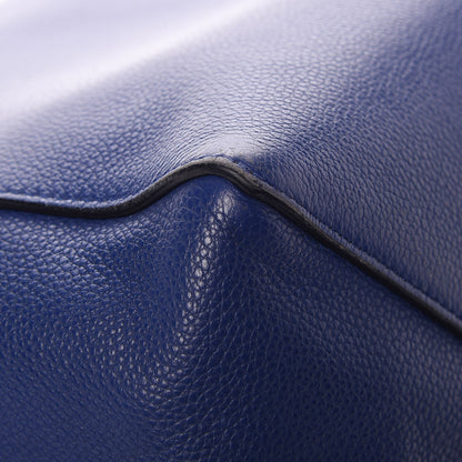 Celine Soft Grained Calfskin Small Belt Cabas Phantom Indigo 10 of 11