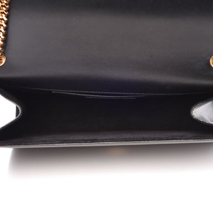 Saint Laurent Smooth Calfskin Medium Classic Monogram Kate Tassel Satchel Black 5 of 10
