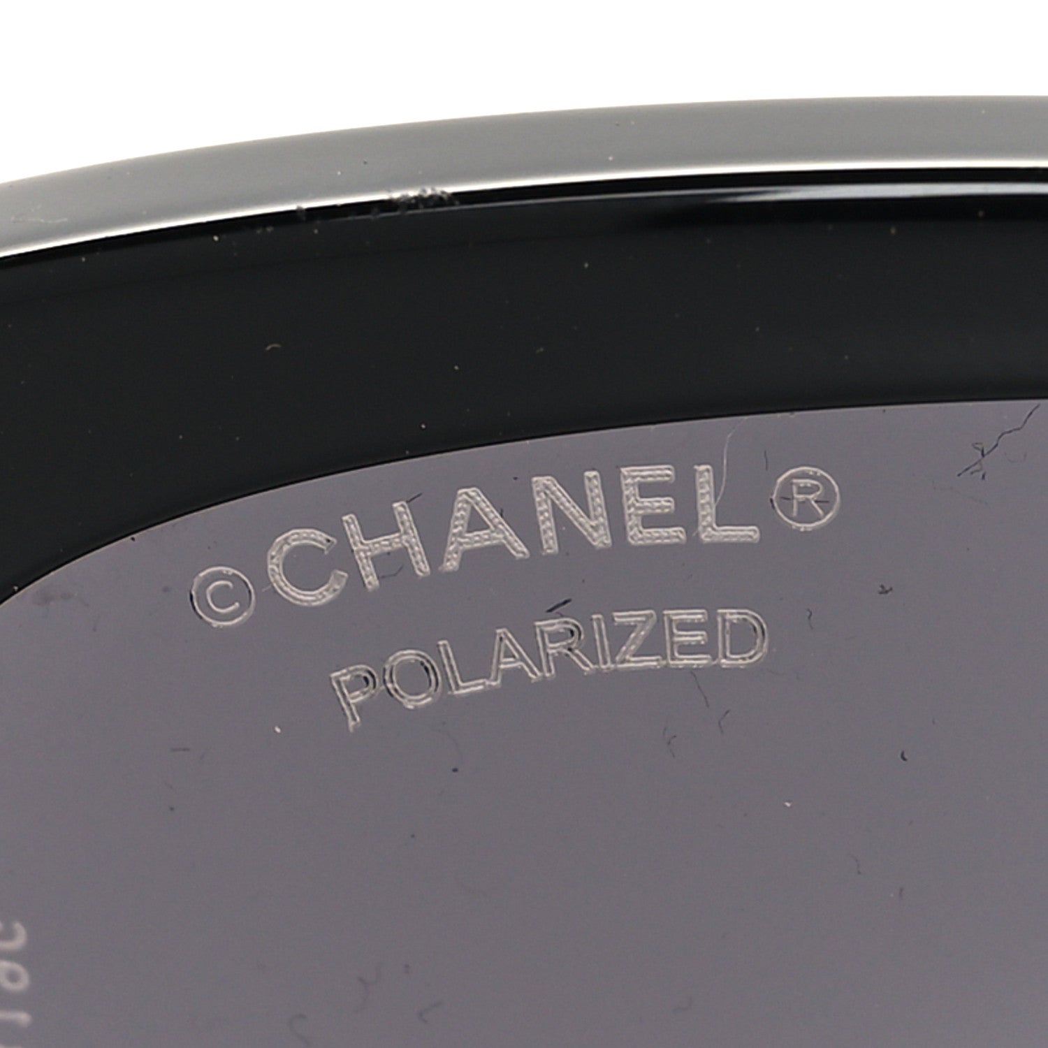 Chanel Acetate Oval Sunglasses 5524 Black Beige 7 of 8