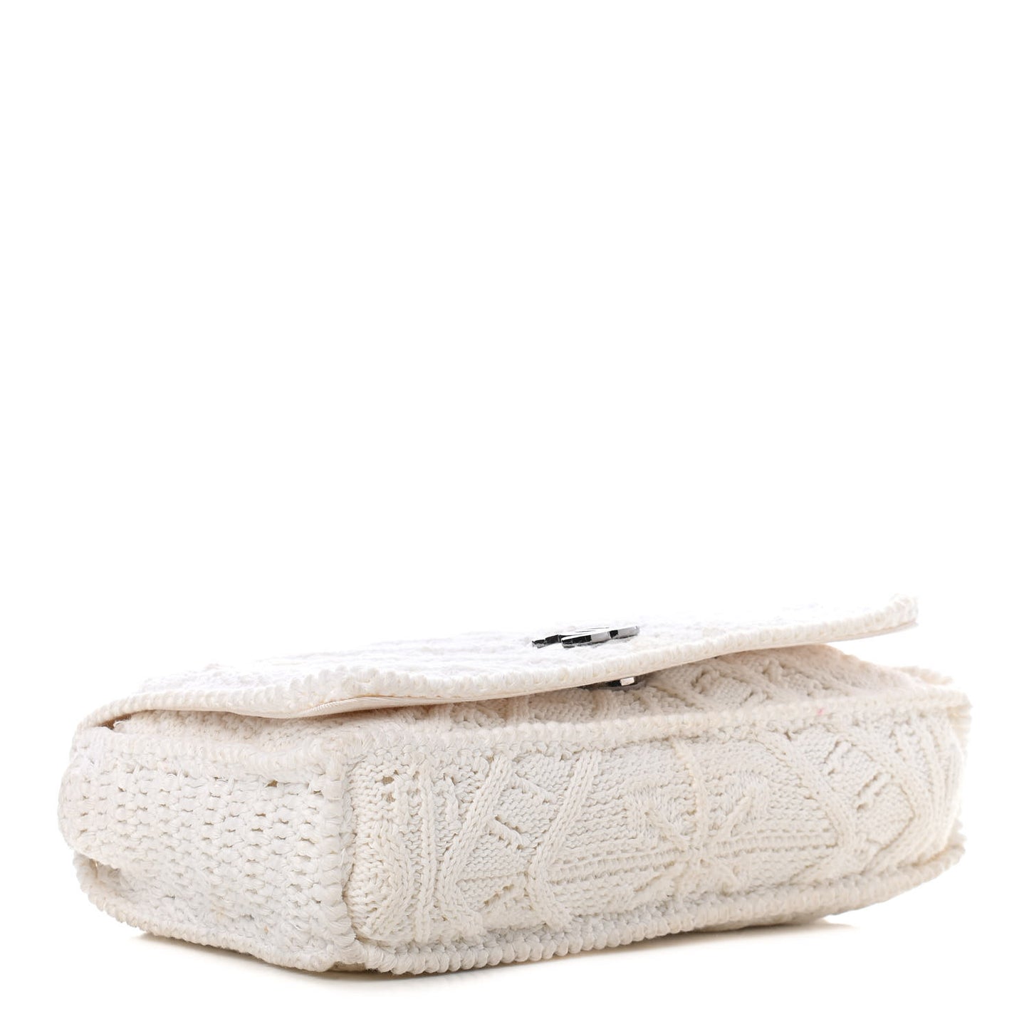 Crochet Single Flap White