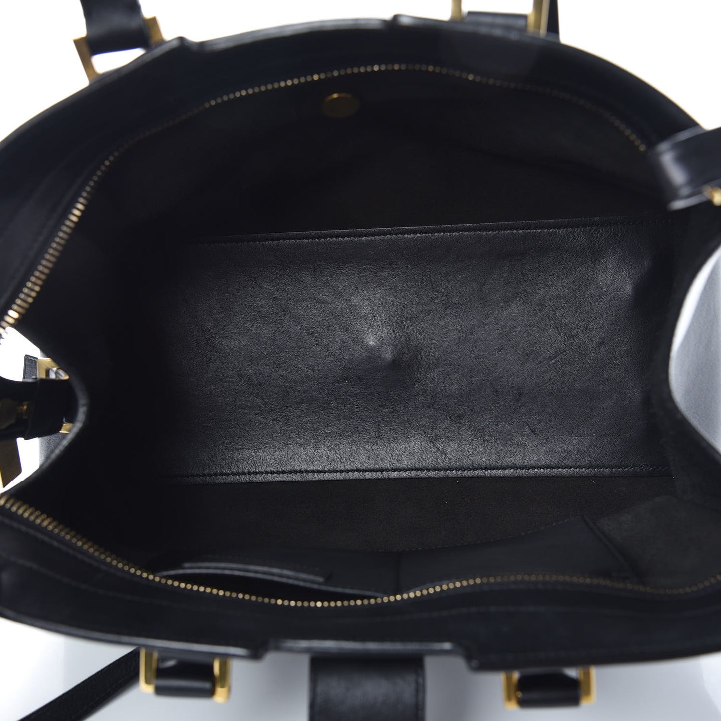 Calfskin Small Classic Y Cabas Black