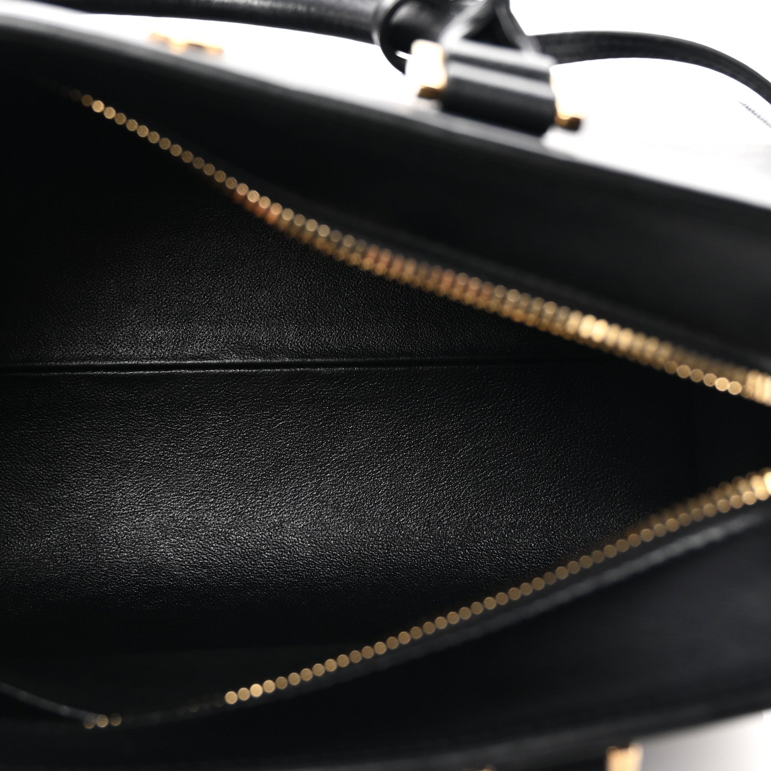 Saint Laurent Calfskin Monogram Baby Cabas Black 5 of 9