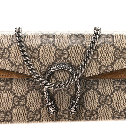 Gucci GG Supreme Monogram Super Mini Dionysus Shoulder Bag Taupe 7 of 10