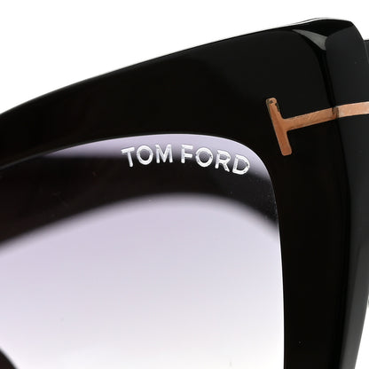 Tom Ford Acetate Wyatt Sunglasses TF87 Black 7 of 8