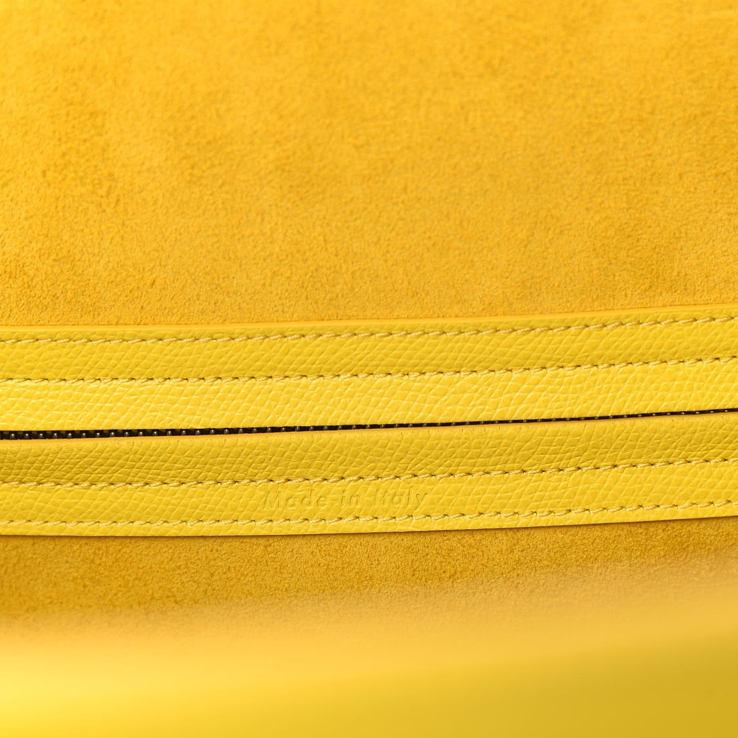 Grained Calfskin Medium Phantom Luggage Yellow